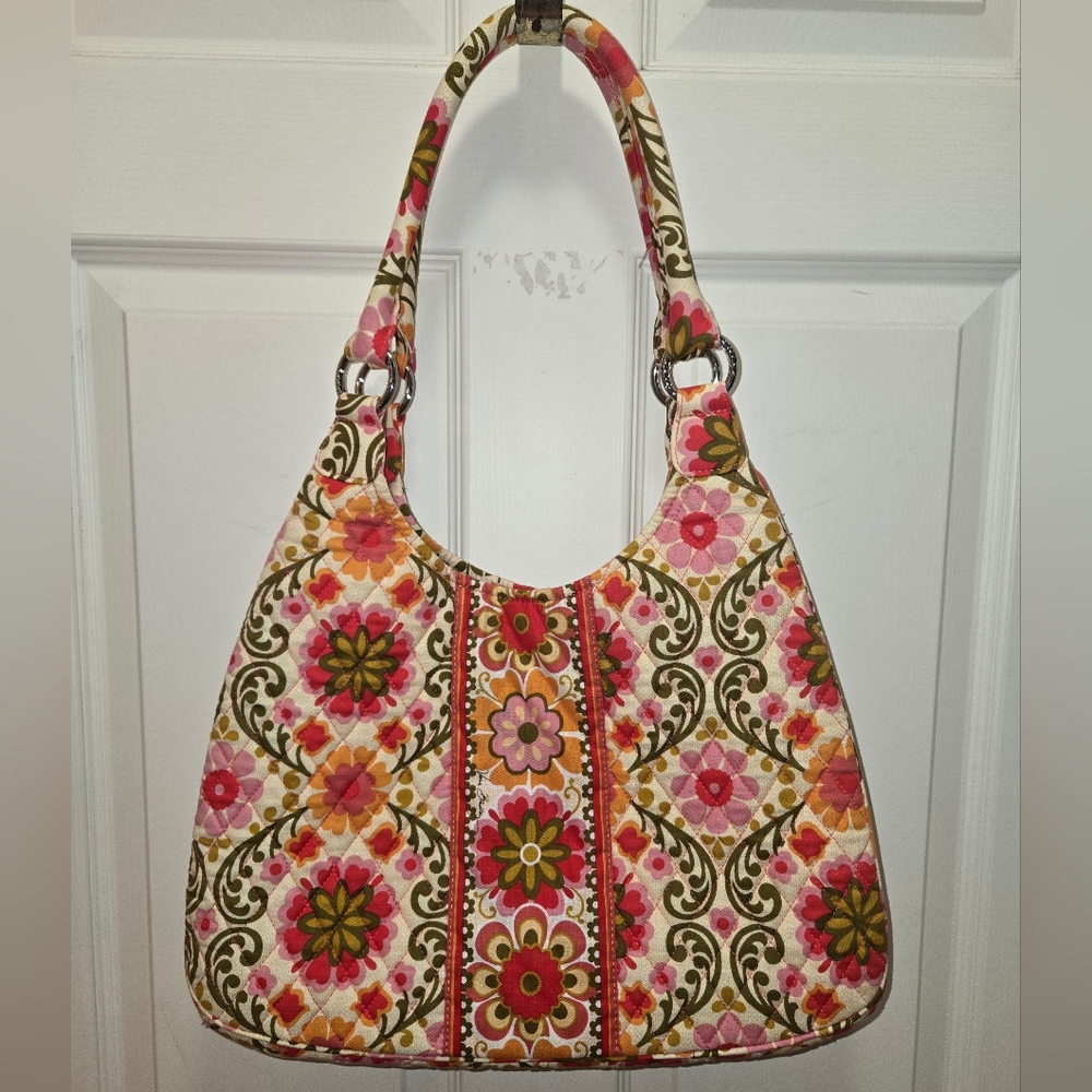 Vera Bradley large hobo shoulderbag, Folkloric, NWOT